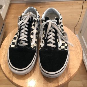 Checkered Vans Women’s 10.5 or Men’s 9